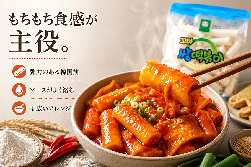 トッポギ 松鶴】トッポキ（600g） | 餅類/雑穀類,トッポキ・トック | 韓国食品