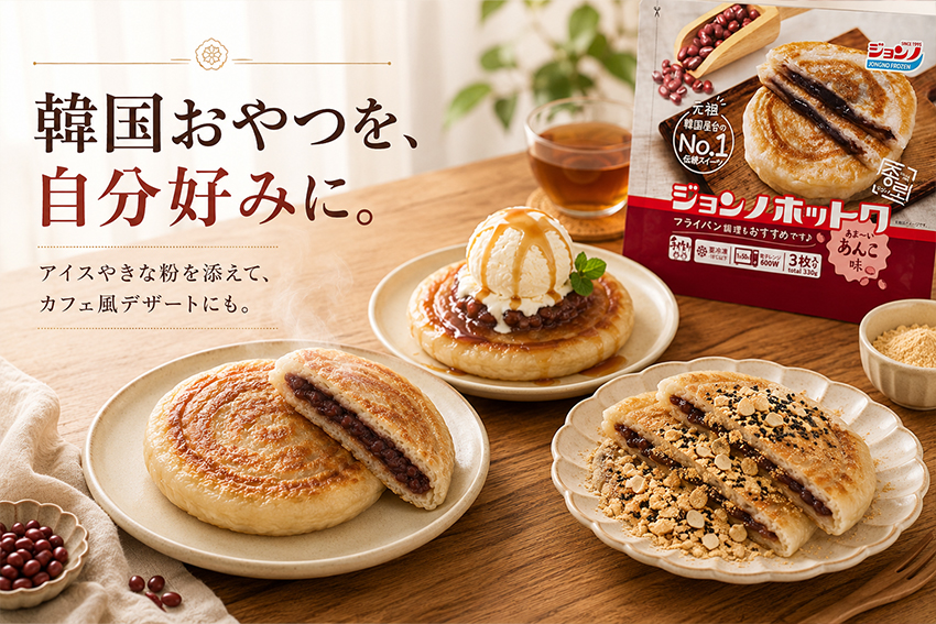 ジョンノ】ホットク（あんこ味/3枚入） | 餅類/雑穀類,ホットク | 韓国
