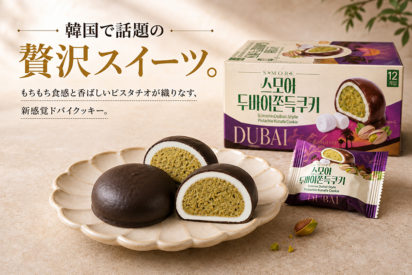 スモア】ドバイ もちもちクッキー（40g） | お菓子類,お菓子 | 韓国