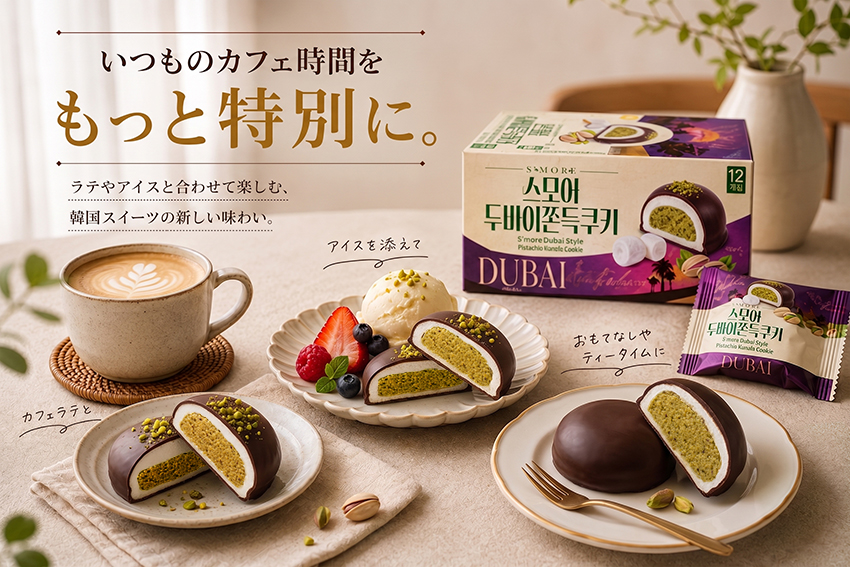 スモア】ドバイ もちもちクッキー（40g） | お菓子類,お菓子 | 韓国