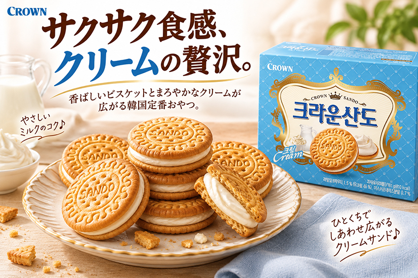 クラウン】クラウンサンドクリーム味（161g） | お菓子類,お菓子
